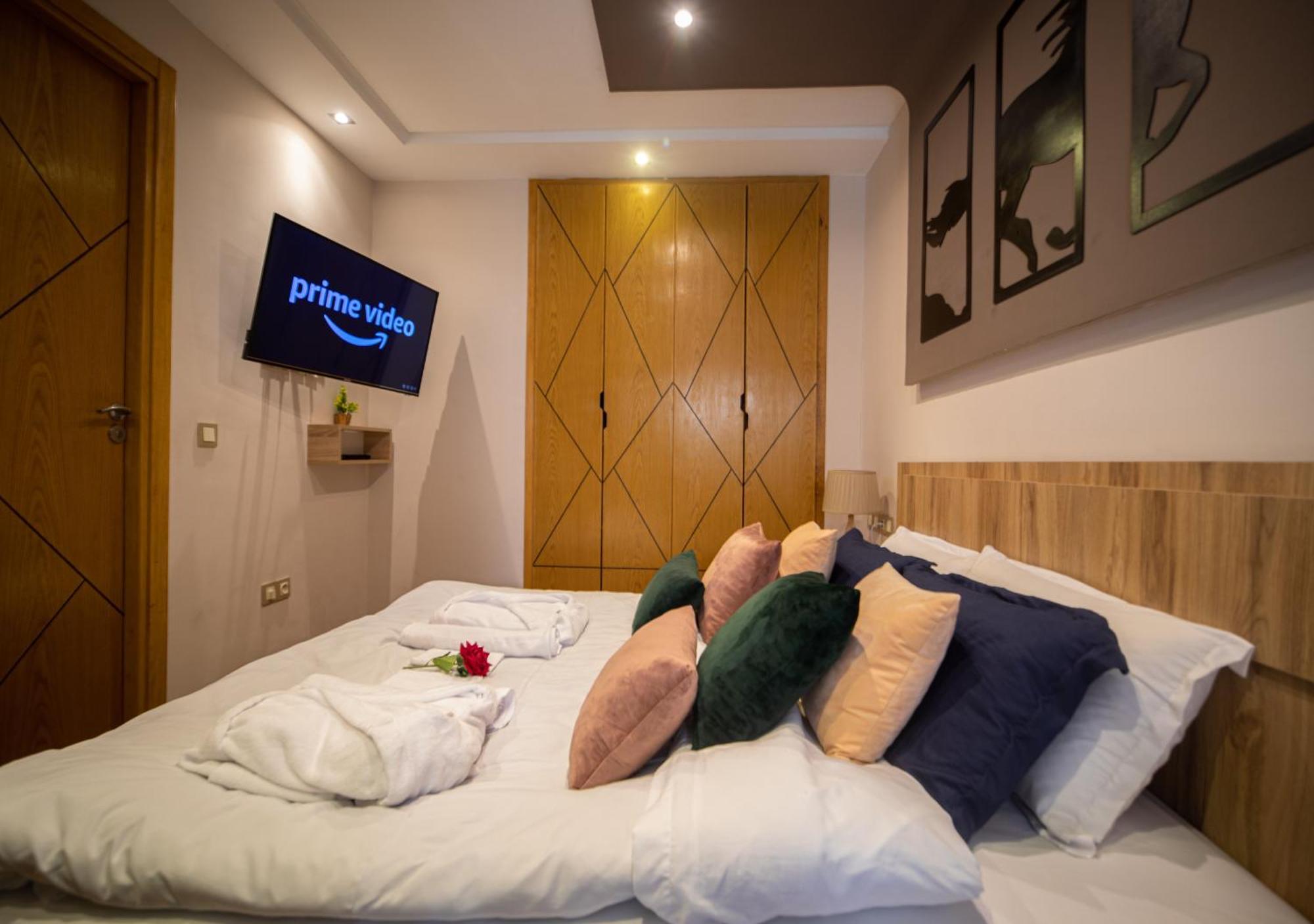 R101- Cosy And Stylish Apartment With King Size Bed- Belvedere 카사블랑카 외부 사진